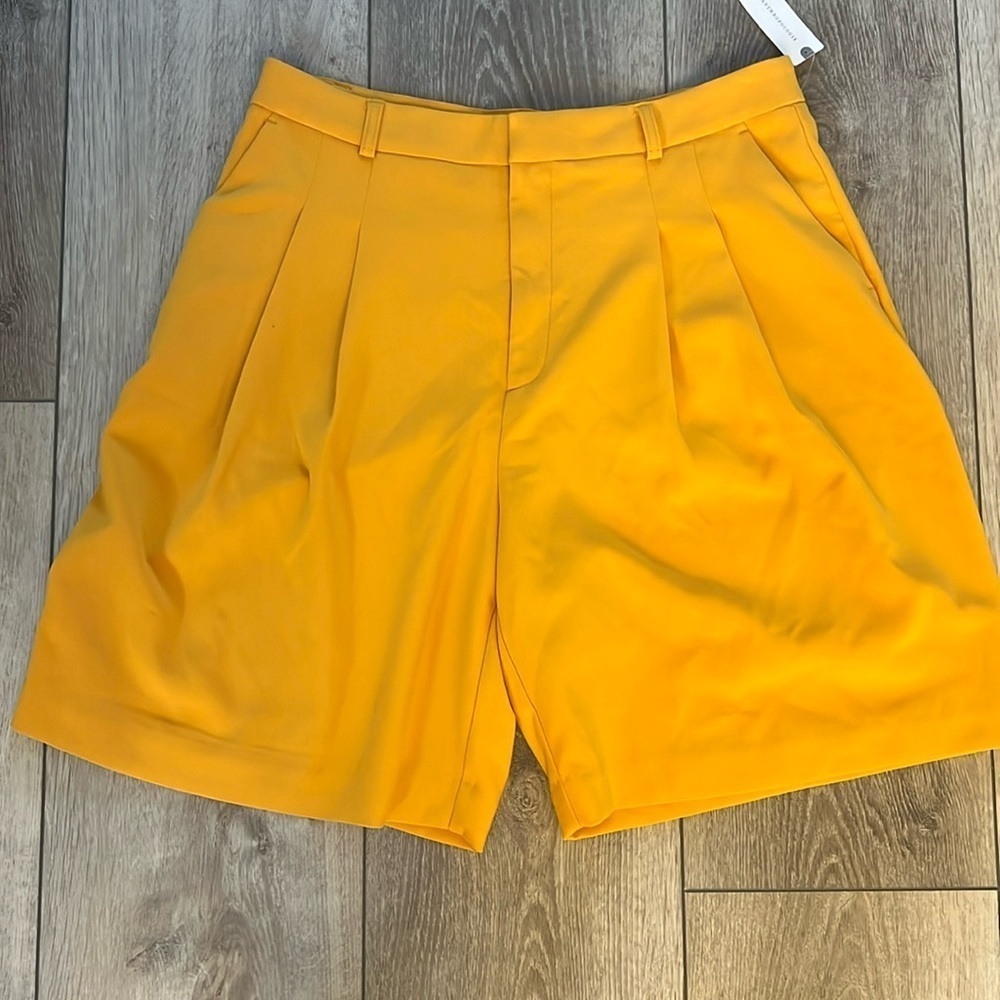 Maeve pleated shorts